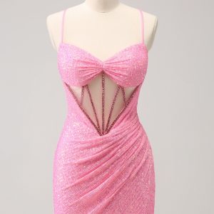Lady Elegant Cocktail Dresses Short Party Dresses