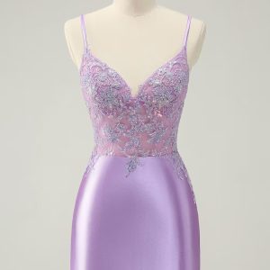 Fashion Floral Flower Prom Dress