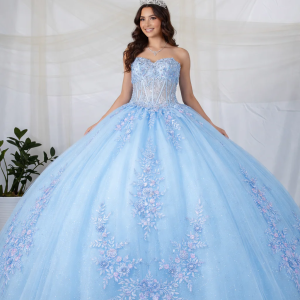 Glittering Blue Quinceanera Dresses