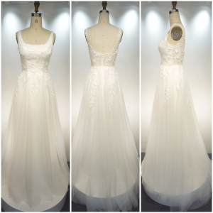 Long Train Ball Gown Wedding Dress
