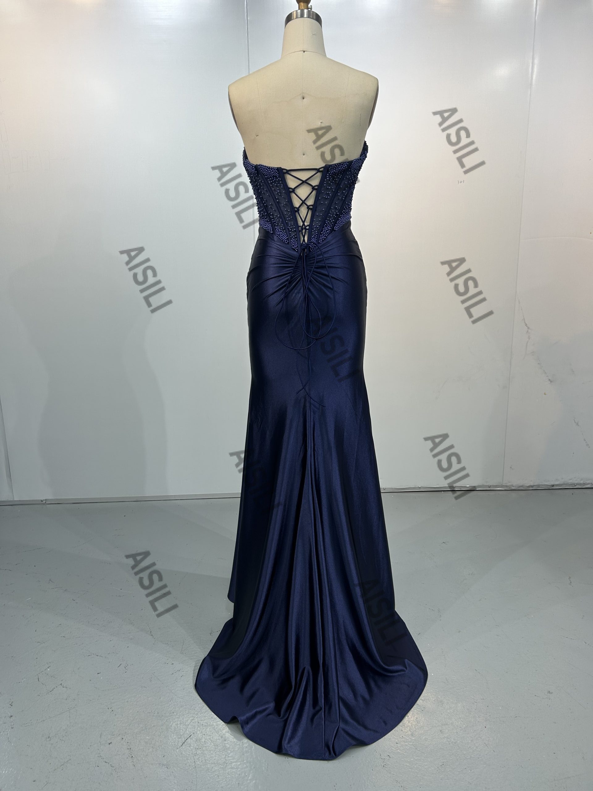 Rhinestone Elegant Women Prom Dresses - Image 2