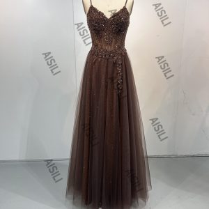 Applique Embroidery Prom Dresses